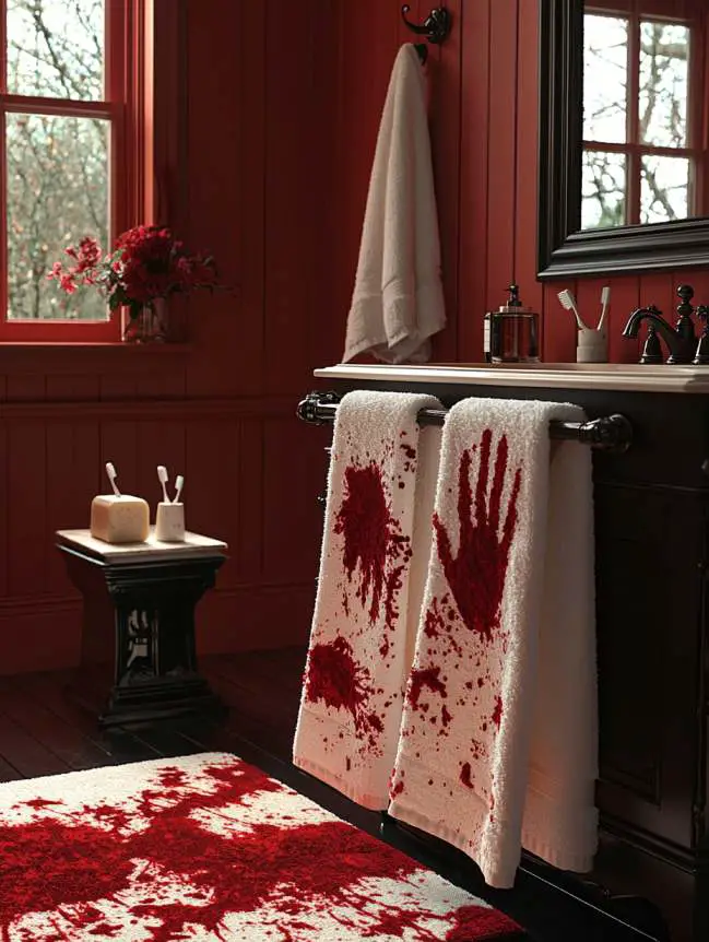 Turn Your Bathroom into a Halloween Chamber