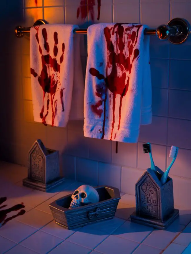 Turn Your Bathroom into a Halloween Chamber