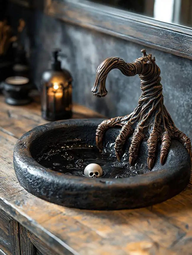 Turn Your Bathroom into a Halloween Chamber