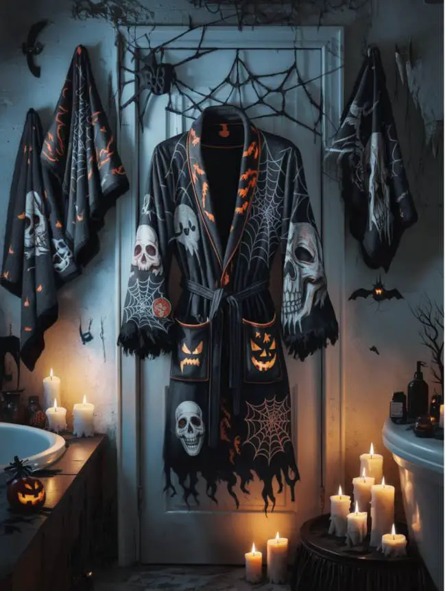 Turn Your Bathroom into a Halloween Chamber