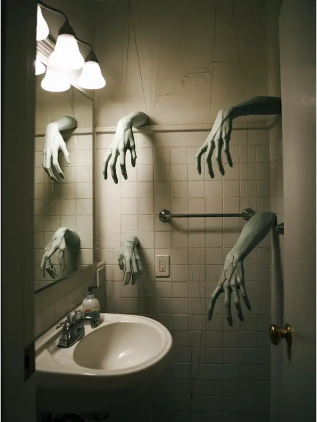 Turn Your Bathroom into a Halloween Chamber