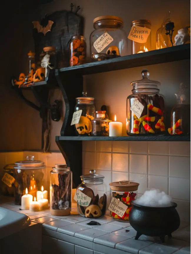 Turn Your Bathroom into a Halloween Chamber