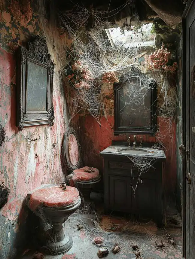 Turn Your Bathroom into a Halloween Chamber