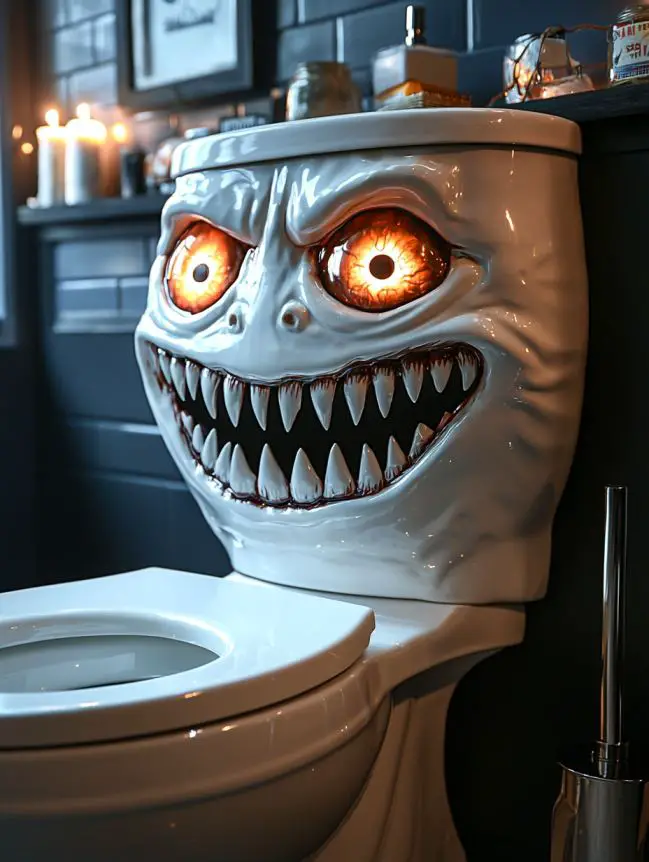 Turn Your Bathroom into a Halloween Chamber