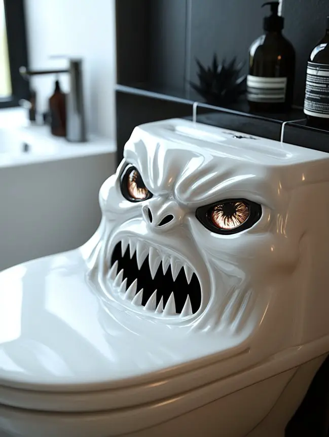 Turn Your Bathroom into a Halloween Chamber