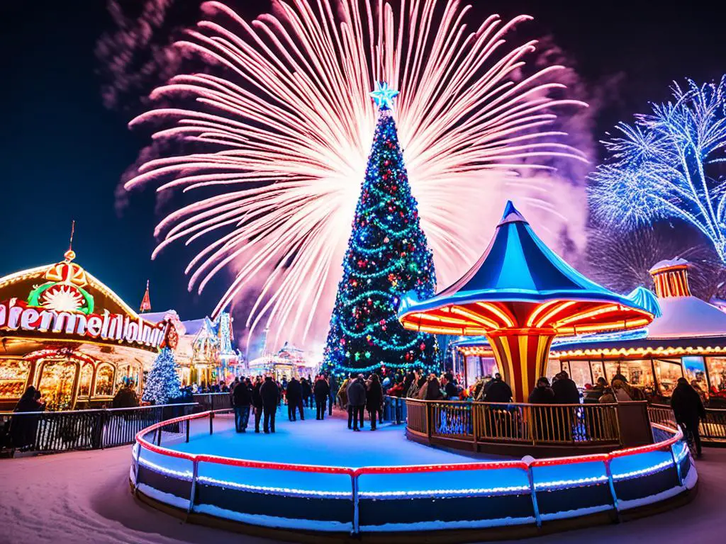 holiday-themed amusement parks