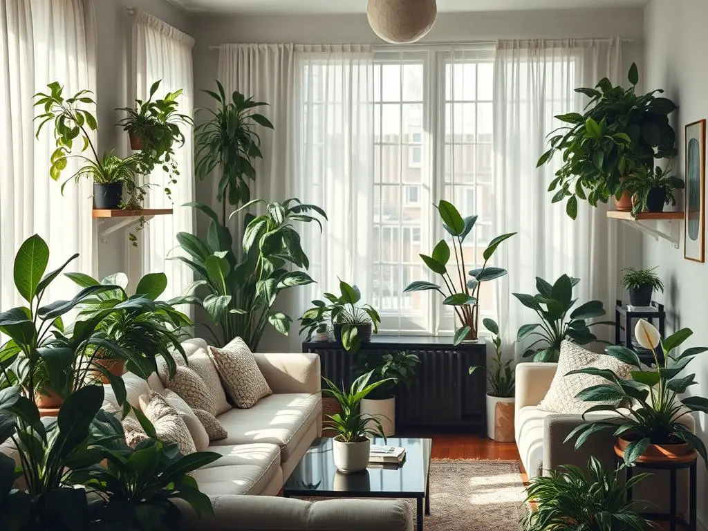 indoor plants for low light living rooms