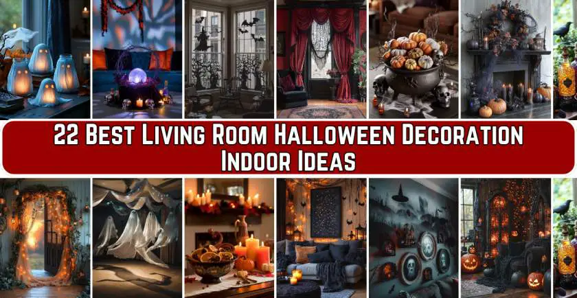 Living Room Halloween Decoration Indoor Ideas