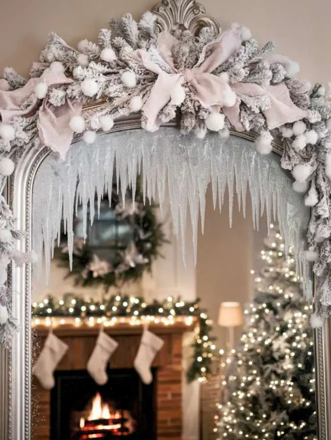 Mirror Decorating Ideas for Christmas