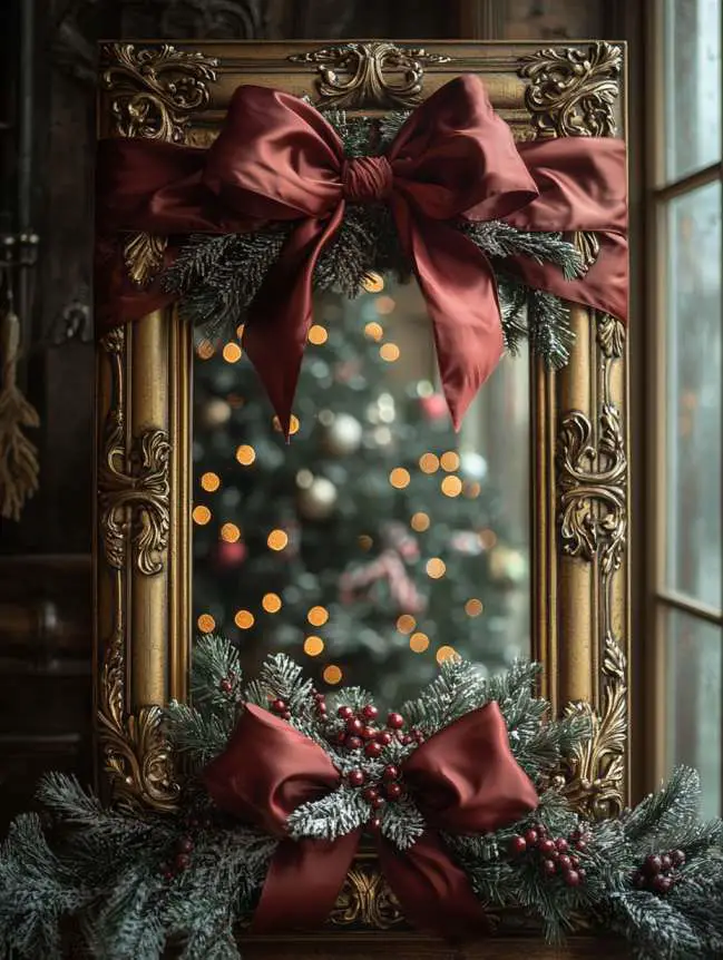 Mirror Decorating Ideas for Christmas