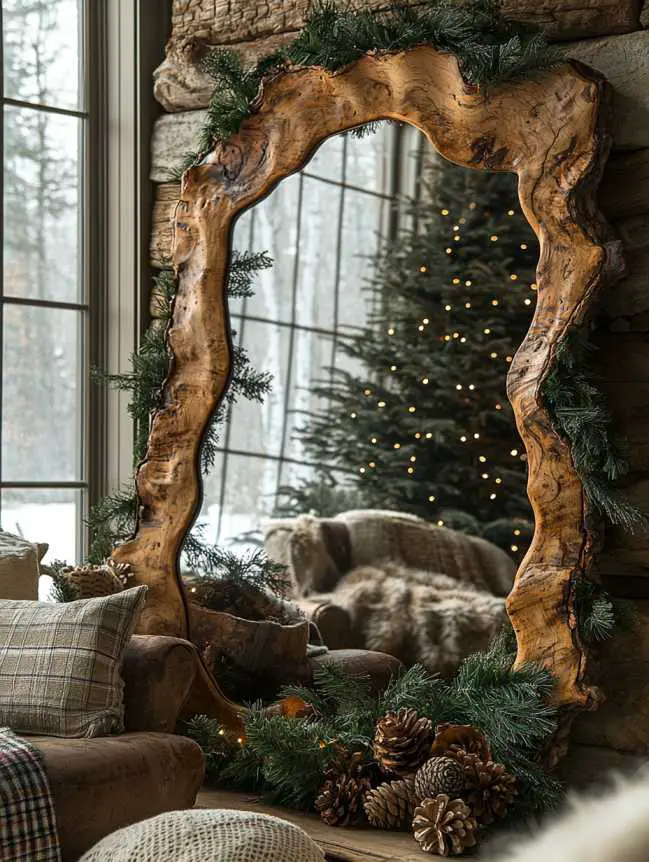 Mirror Decorating Ideas for Christmas