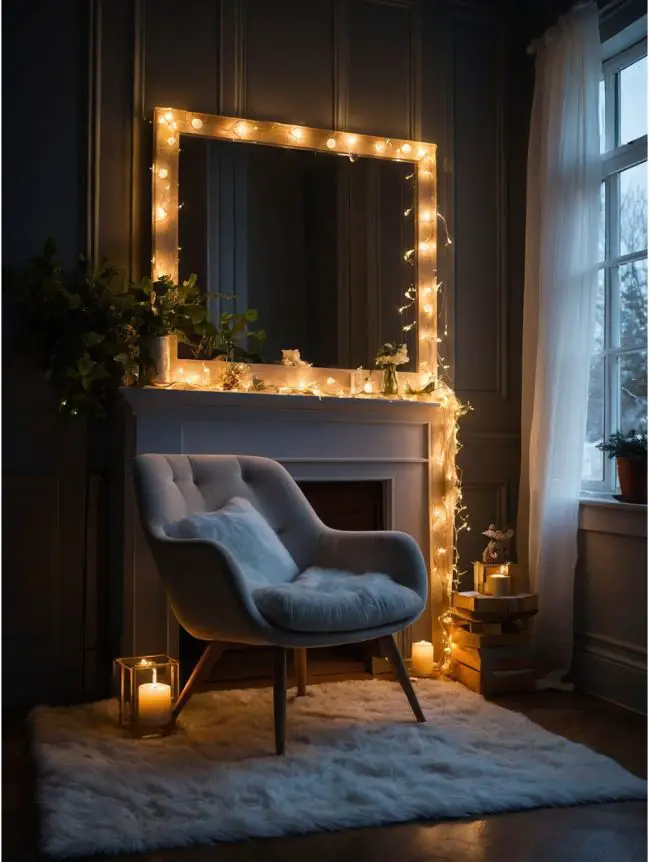 Mirror Decorating Ideas for Christmas