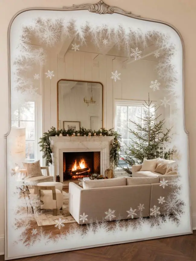 Mirror Decorating Ideas for Christmas