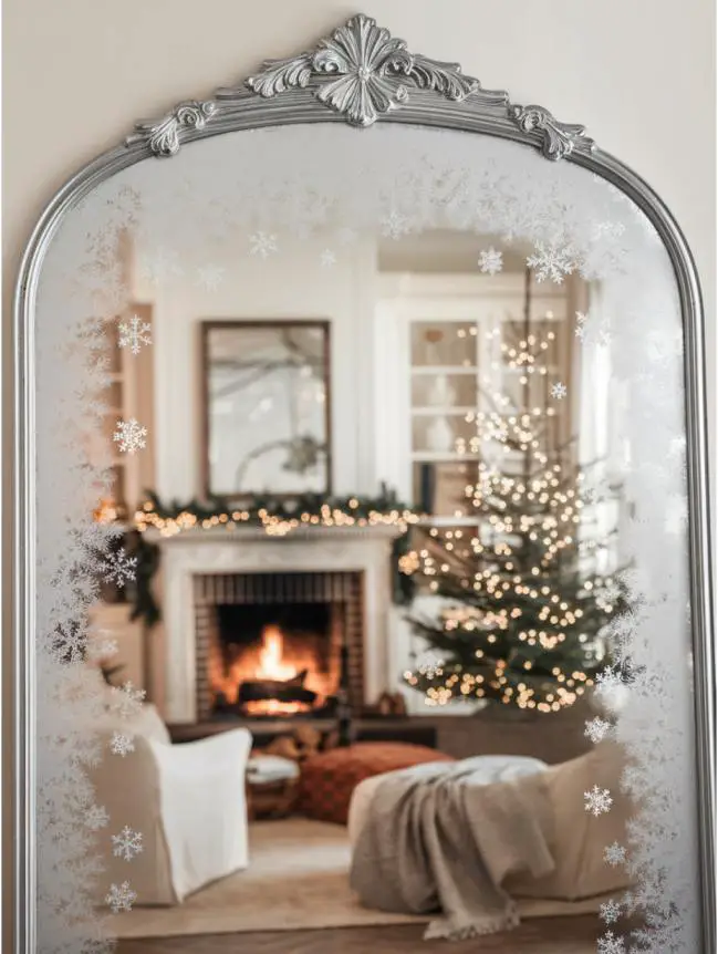 Mirror Decorating Ideas for Christmas