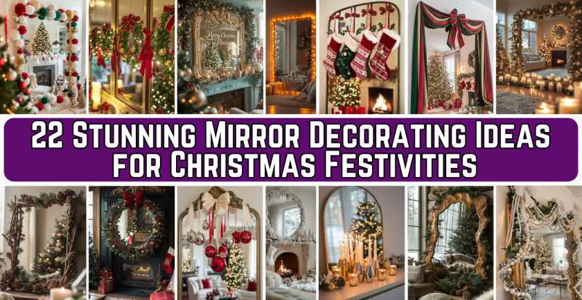 Mirror Decorating Ideas for Christmas