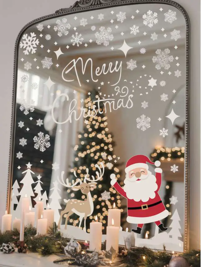 Mirror Decorating Ideas for Christmas