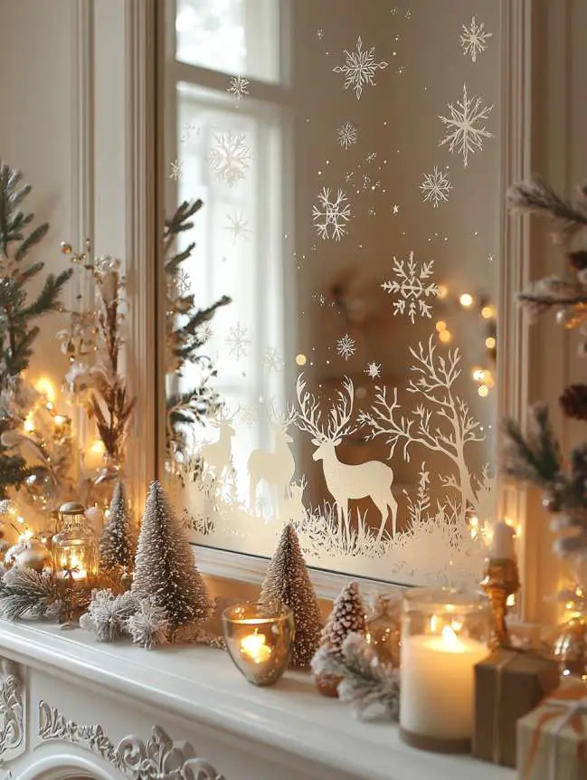 Mirror Decorating Ideas for Christmas