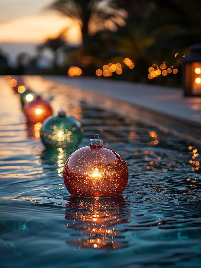 Swimming Pool Decoration Ideas for Christmas