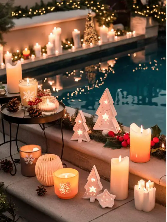 Swimming Pool Decoration Ideas for Christmas