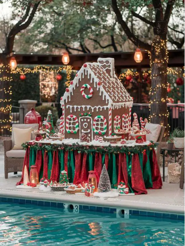 Swimming Pool Decoration Ideas for Christmas