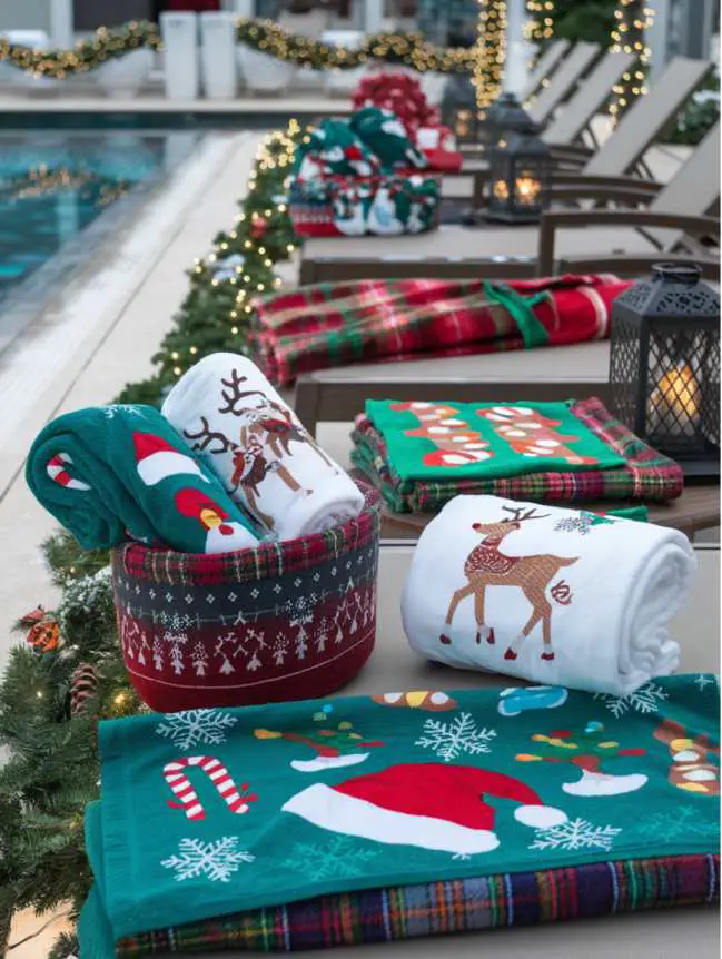 Swimming Pool Decoration Ideas for Christmas