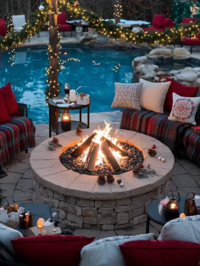 Swimming Pool Decoration Ideas for Christmas