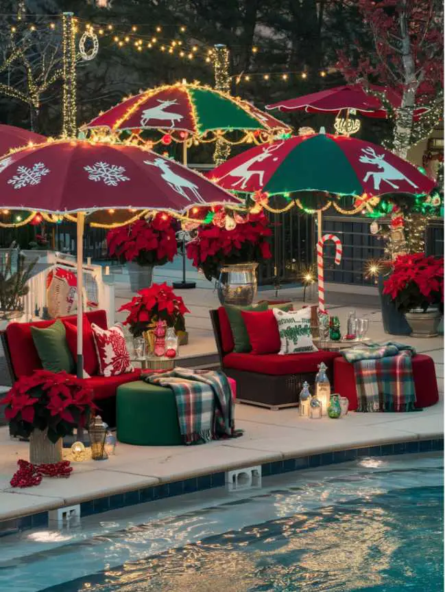 Swimming Pool Decoration Ideas for Christmas