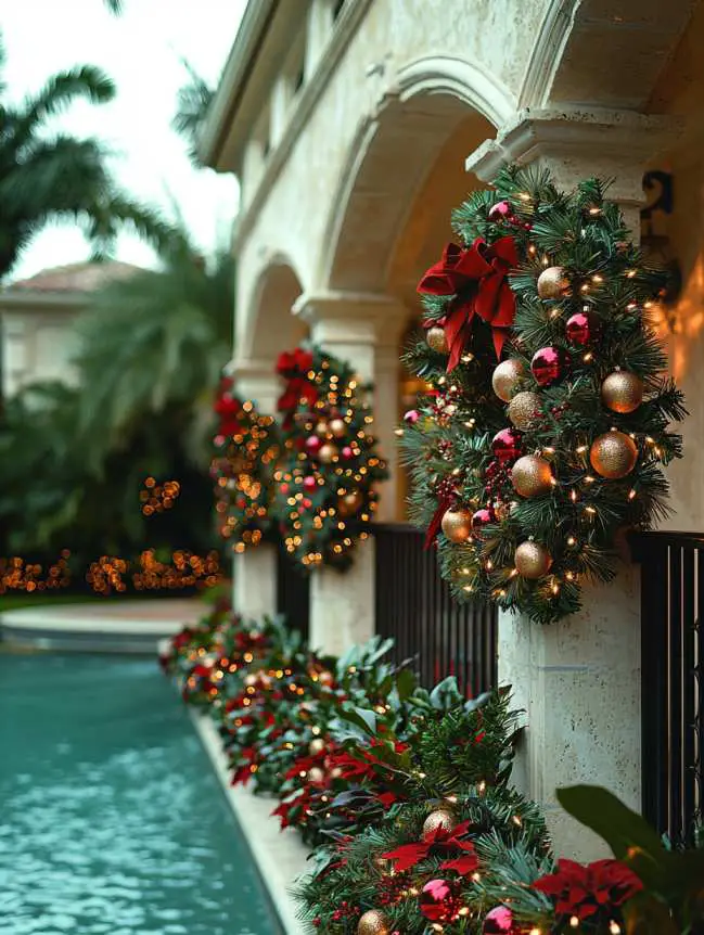 Swimming Pool Decoration Ideas for Christmas