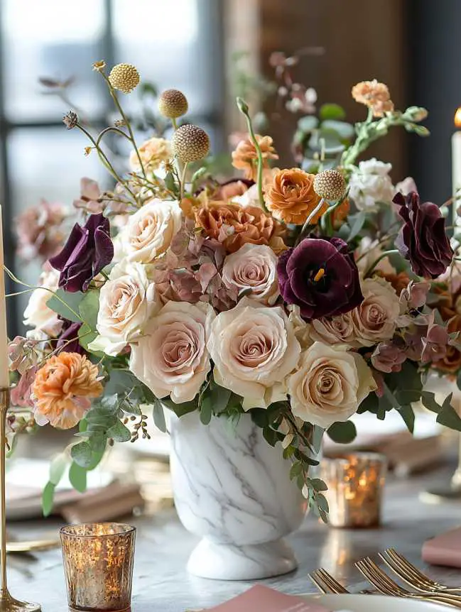 Wedding Centerpieces Fall Flower Arrangements Ideas