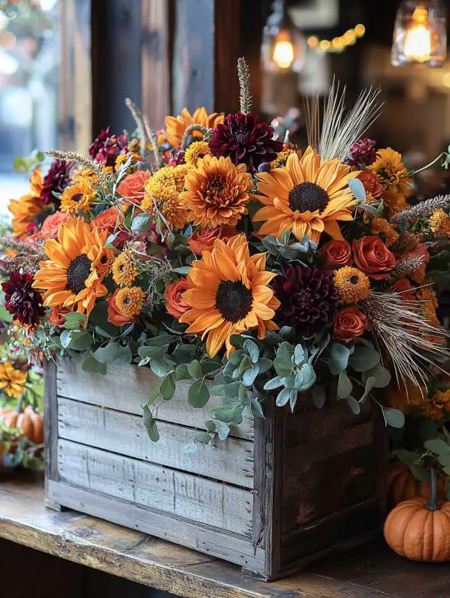 Wedding Centerpieces Fall Flower Arrangements Ideas