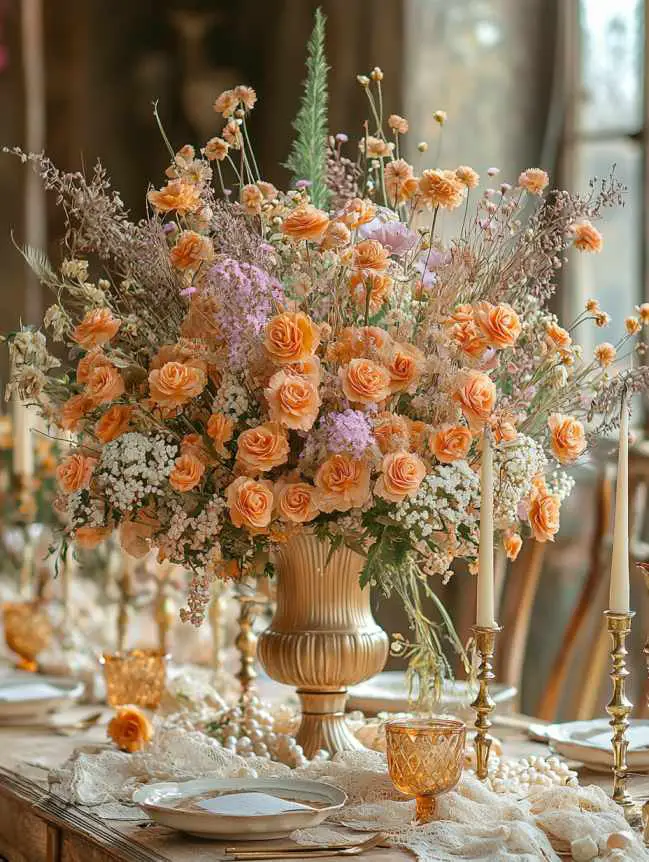 Wedding Centerpieces Fall Flower Arrangements Ideas