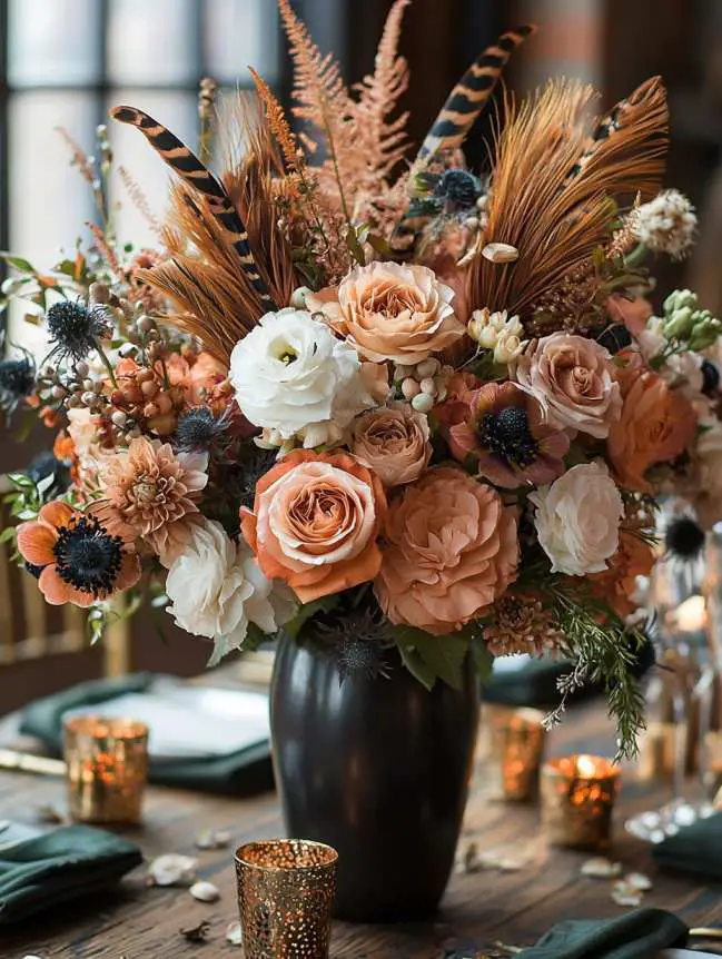 Wedding Centerpieces Fall Flower Arrangements Ideas