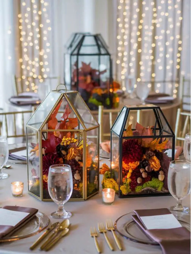 Wedding Centerpieces Fall Flower Arrangements Ideas