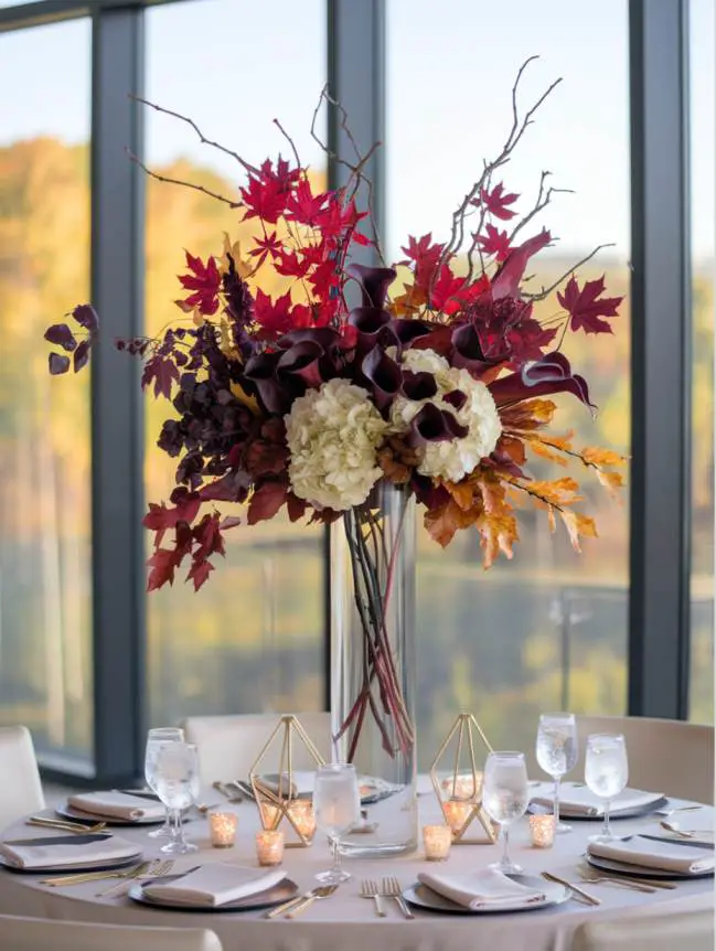 Wedding Centerpieces Fall Flower Arrangements Ideas