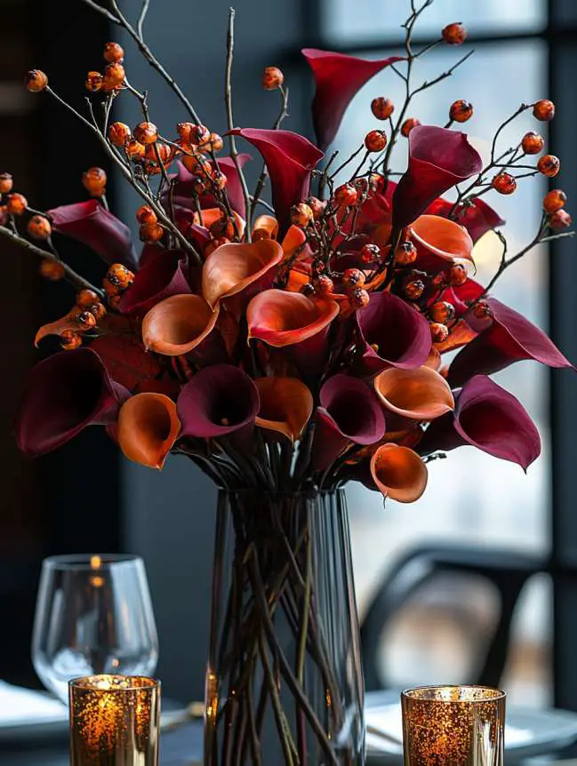 Wedding Centerpieces Fall Flower Arrangements Ideas