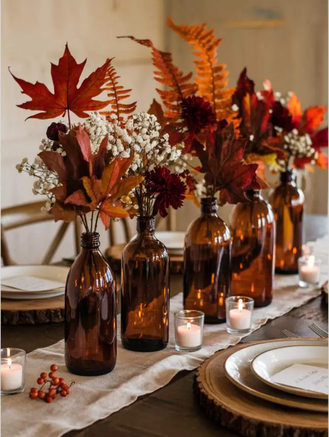 Wedding Centerpieces Fall Flower Arrangements Ideas