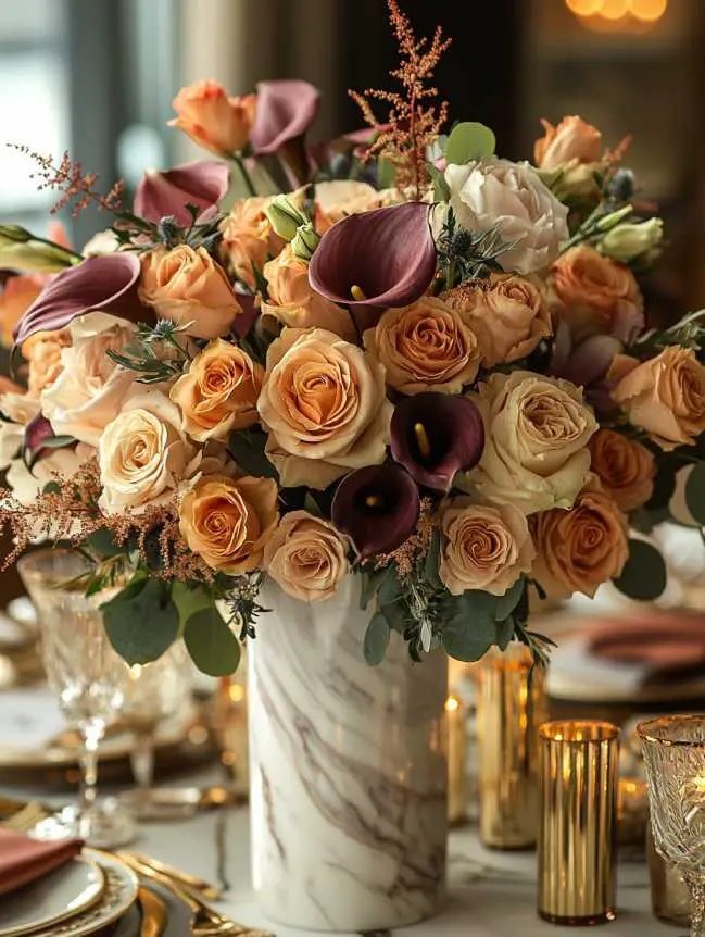 Wedding Centerpieces Fall Flower Arrangements Ideas