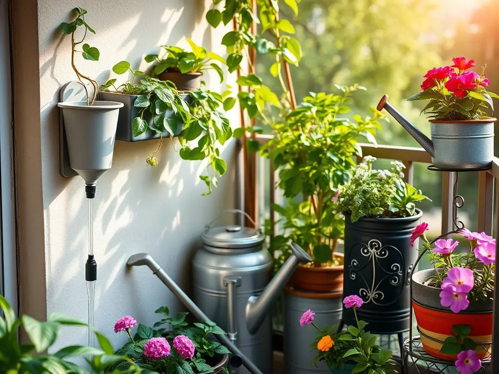 Balcony garden watering solutions