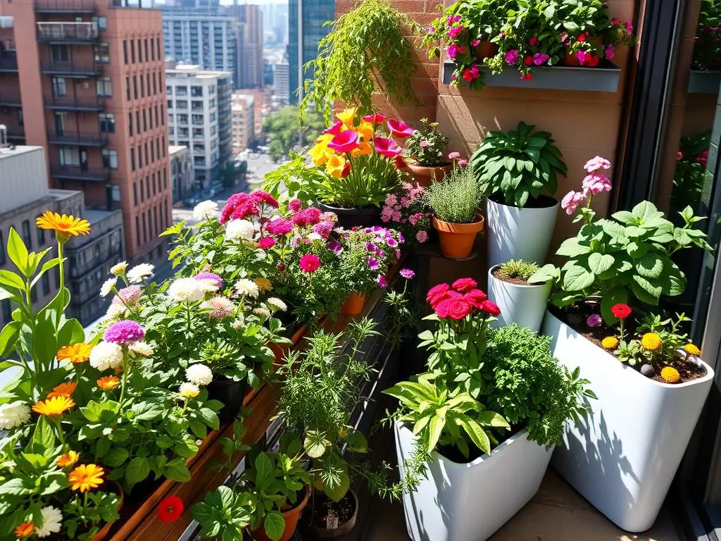 Container gardening for small spaces