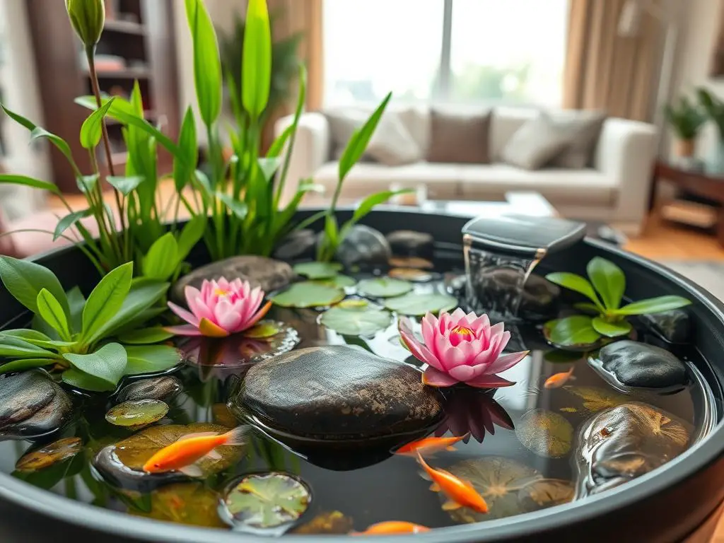 Essential elements of indoor water garden