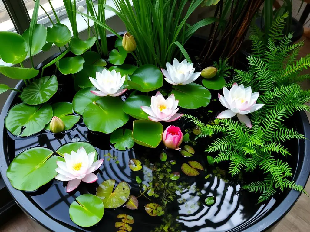 Indoor aquatic plants for water gardens