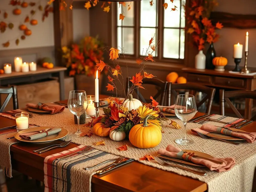 autumn colors wedding shower decor