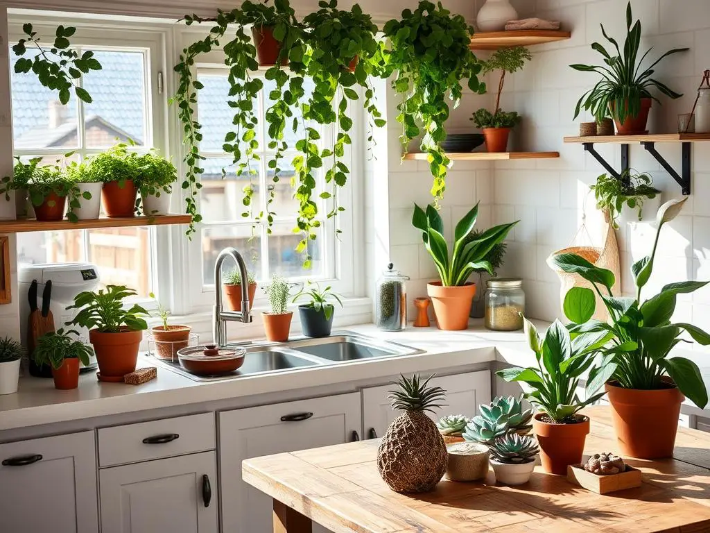 kitchen plants decor ideas