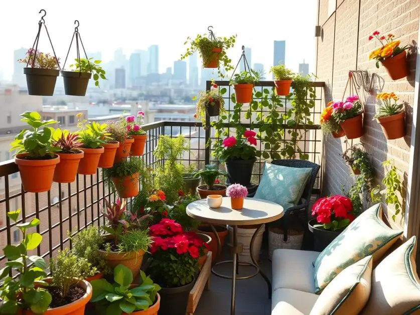 simple small balcony garden ideas