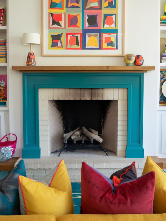 Fireplace Wooden Hearth Ideas