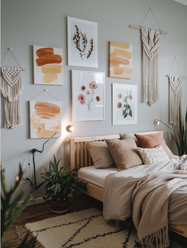 ways to decorate your bedroom walls