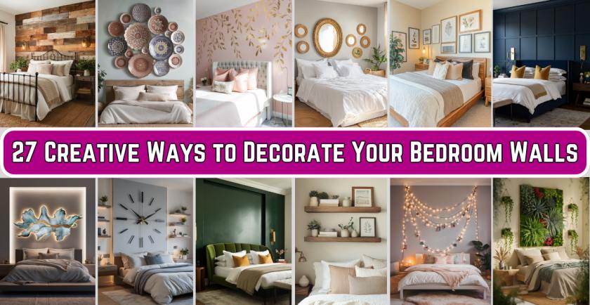 ways to decorate your bedroom walls