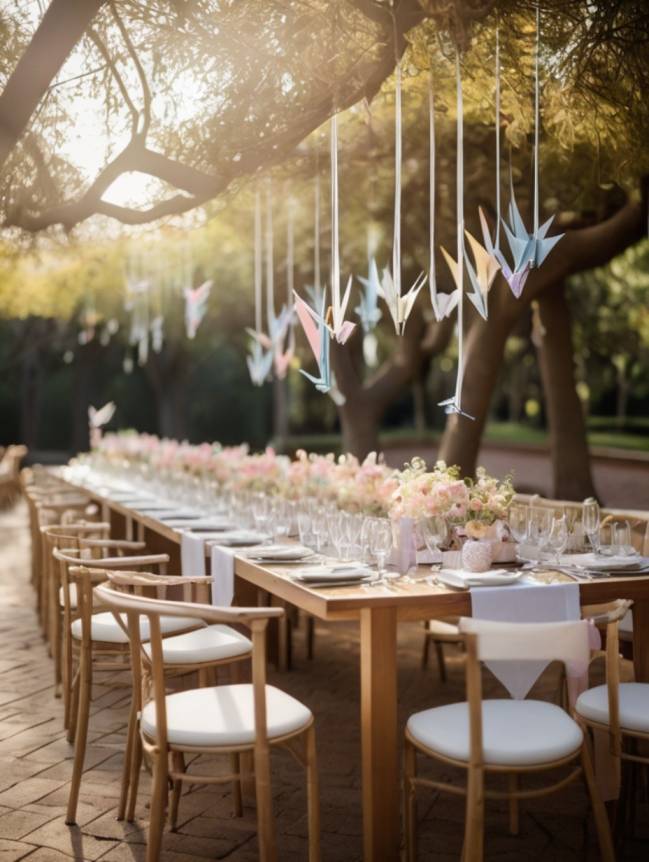 Outdoor Hanging Wedding Decor Ideas