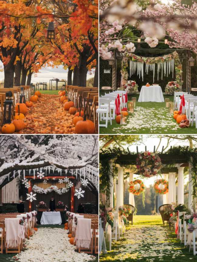 Outdoor Hanging Wedding Decor Ideas