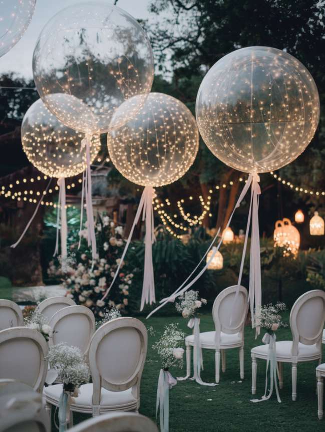 Outdoor Hanging Wedding Decor Ideas